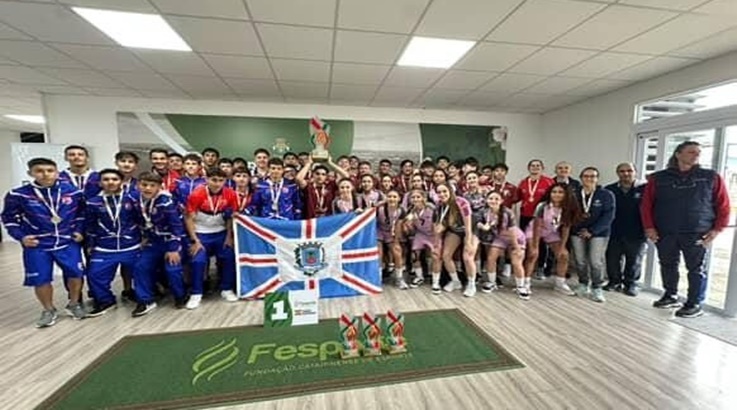 Caçador é Campeão Regional Geral dos Joguinhos Abertos de SC 5 5 1