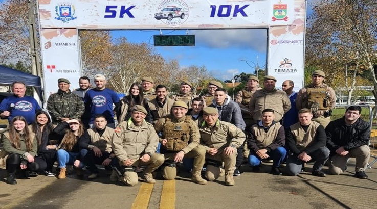 2ª corrida do 15ºBPM movimenta Caçador com esporte e integração 1 corida1