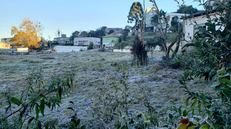 Caçador e região amanhecem cobertas de geada 4 eada2