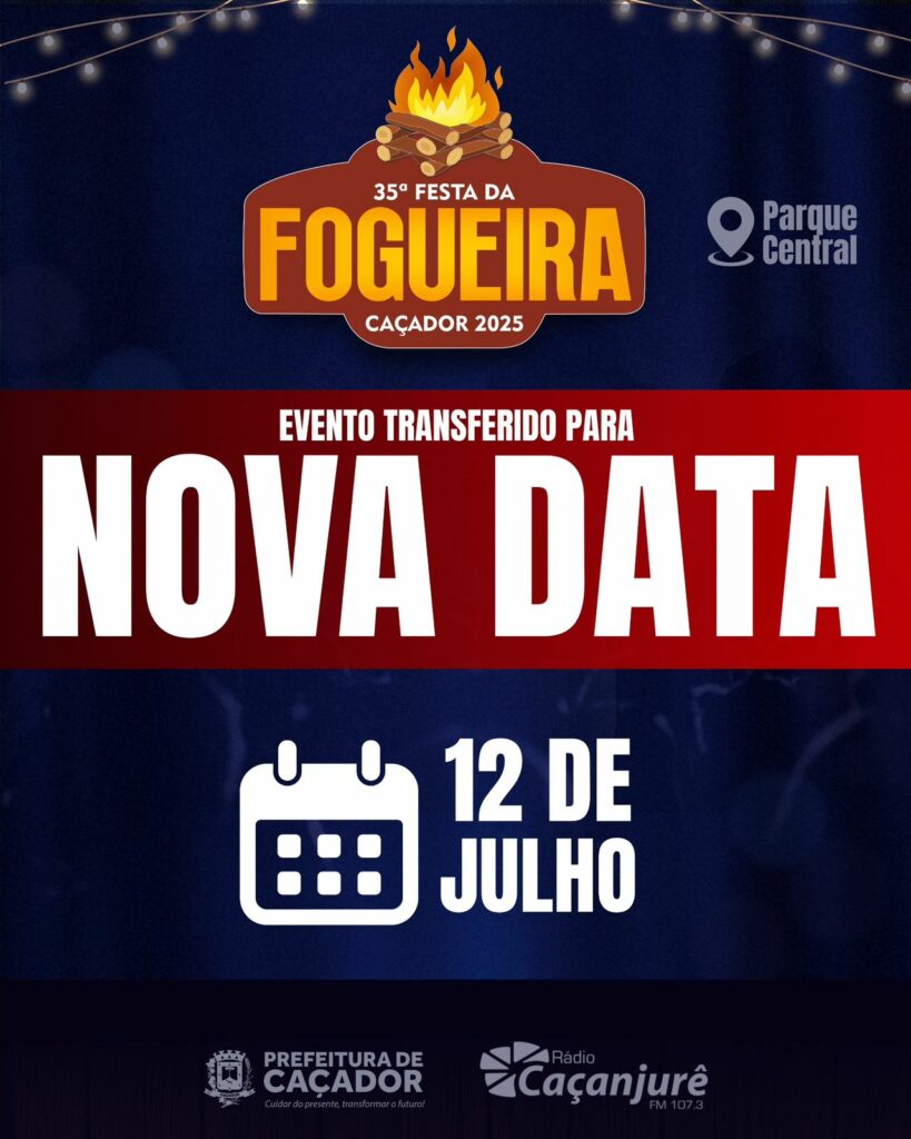 35ª Festa da Fogueira é transferida para o dia 12 de julho 1 festa