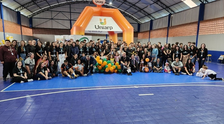 Oficina integram universidade e comunidade escolar em Caçador 3 uniarp3