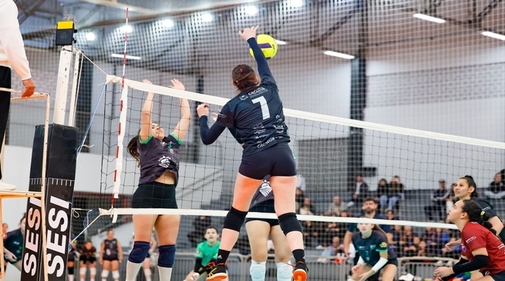 Napoli/Prefeitura de Caçador conquista 1ª etapa da Liga Serrana de Vôlei 1 nap1