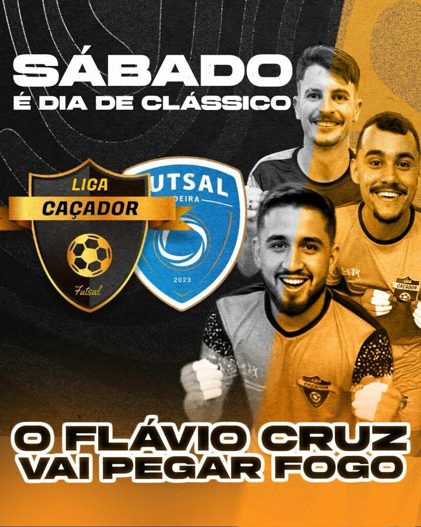 Caçador Futsal recebe Videira neste sábado, em clássico regional pela Série Prata 1 jogo