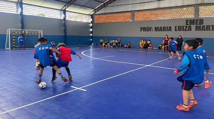 Começa a 3ª edição dos Jogos Escolares do Bairro Martello em Caçador 1 jogo