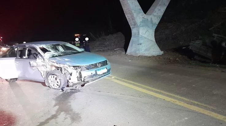 Colisão entre Jetta e Girico deixa um ferido em Salto Veloso 1 Jetta