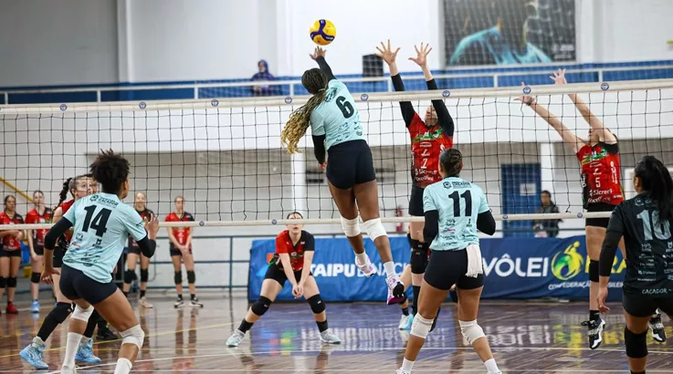 Estadual de Vôlei: Napoli/Caçador busca subir na tabela com jogos em casa 4 volei1