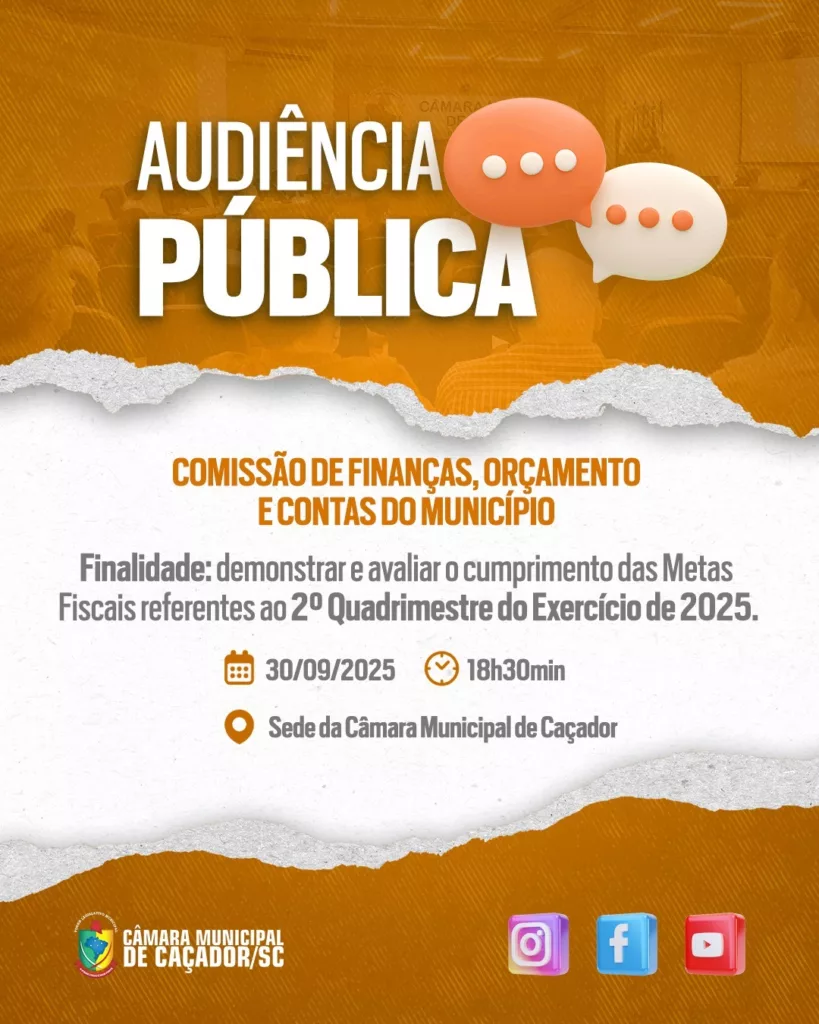 Números do 2º quadrimestre serão apresentados em audiência pública 2 audiencia