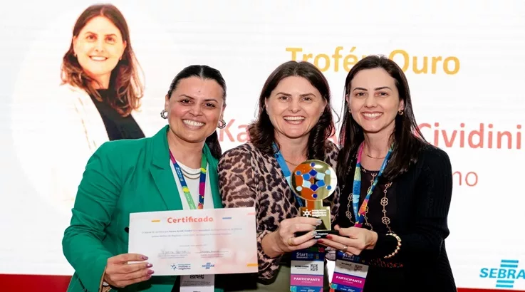 Sebrae Delas 2025: Empreendedoras da regional Centro Norte do Sebrae/SC são reconhecidas 1 prêmio