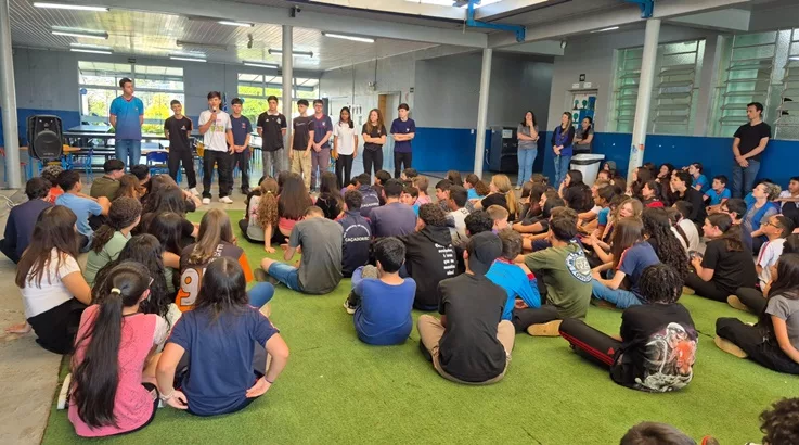 Candidatos a Prefeito Mirim de Caçador iniciam campanha nas escolas 3 campanha2