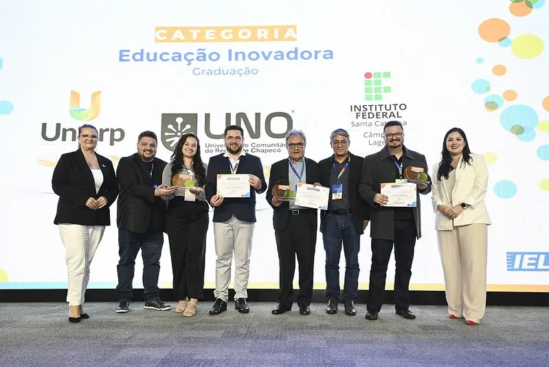 Uniarp é destaque no Prêmio IEL de Talentos 2 fiesc3