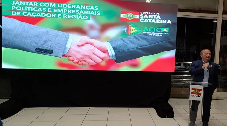 Governador destina R$ 7,8 milhões para Prefeitura de Caçador 1 governador