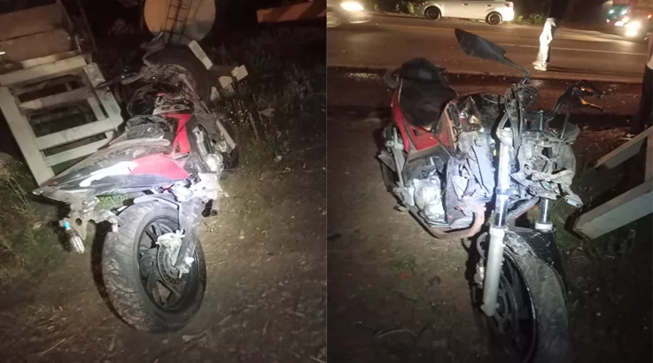 Motociclista fica gravemente ferido em acidente em Videira 1 moto