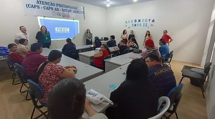 Sesi conclui com sucesso o programa Reconecta no CAPS II em Caçador 1 Sesi