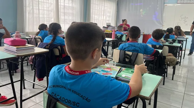 Estudantes da rede municipal de Caçador participam do SAEB em outubro 1 alunos