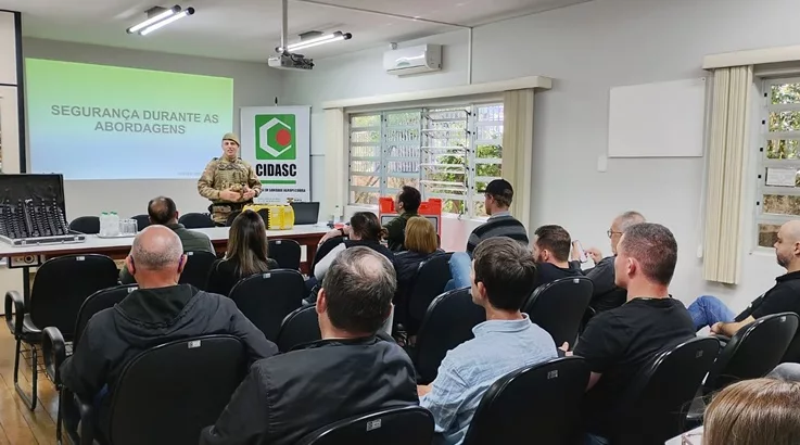 PM promove treinamento para servidores da Cidasc em Caçador 2 cidasc1