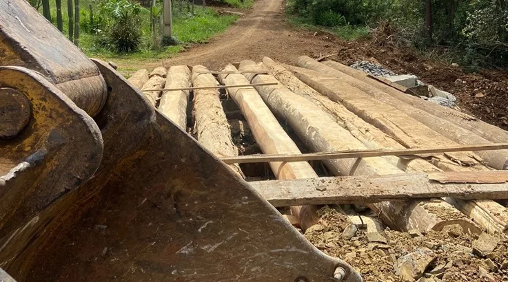 Obras da infraestrutura seguem em vários pontos de Caçador 2 int1