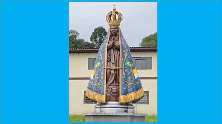 Comunidade do Castelhano instala imagem de Nossa Senhora Aparecida 1 imagem