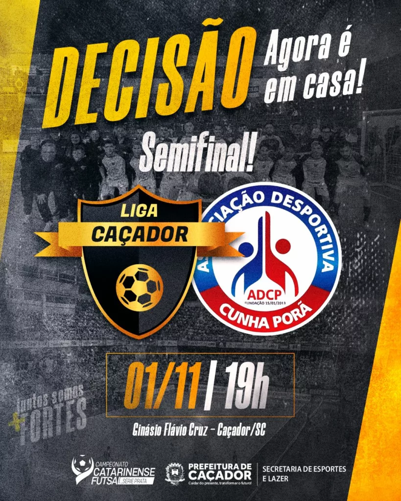 Caçador Futsal decide em casa a primeira partida da semifinal da Série Prata 2 semi