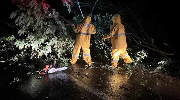 Chuvas intensas causam alagamentos e danos em Tangará 3 tang1