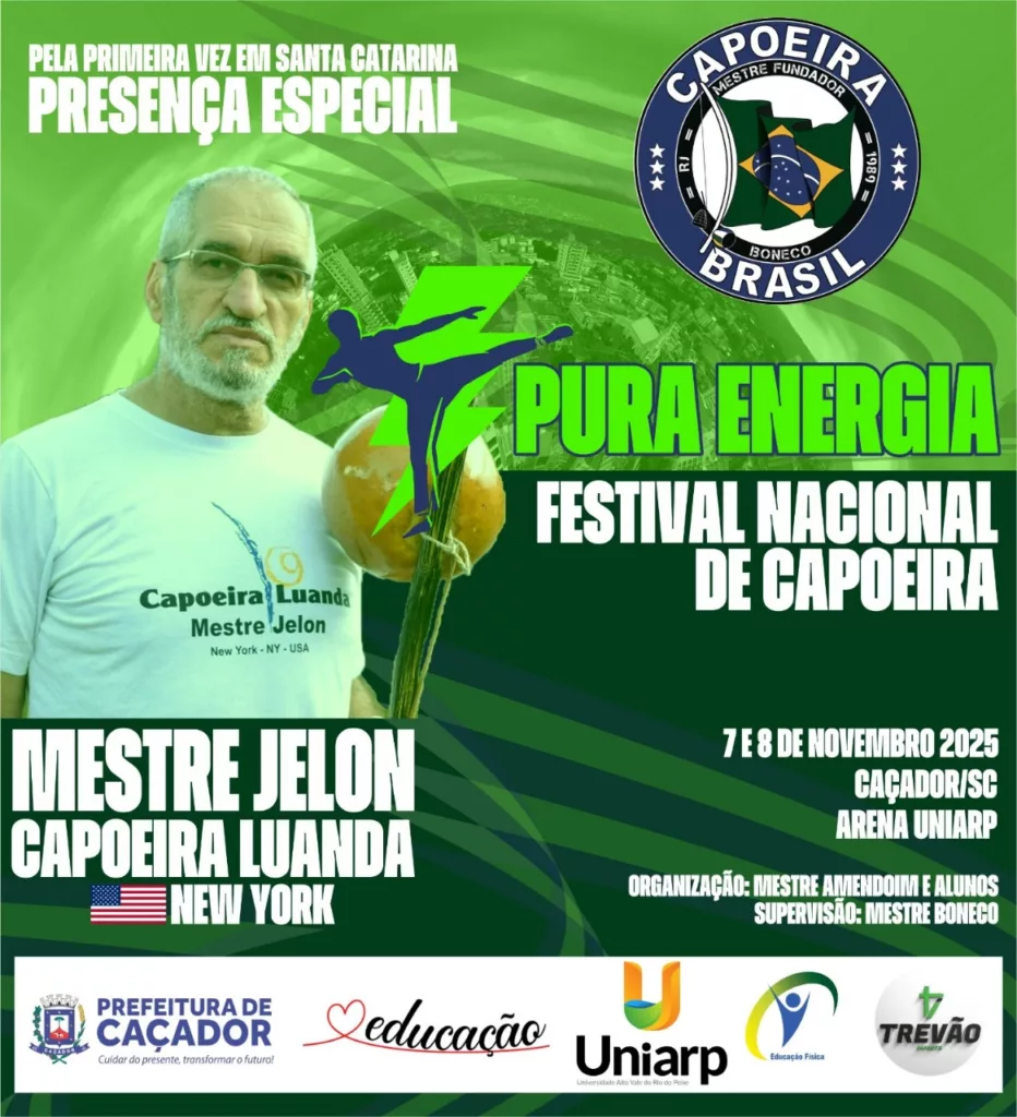 Festival Nacional de Capoeira “Pura Energia” movimenta Caçador 2 capo2