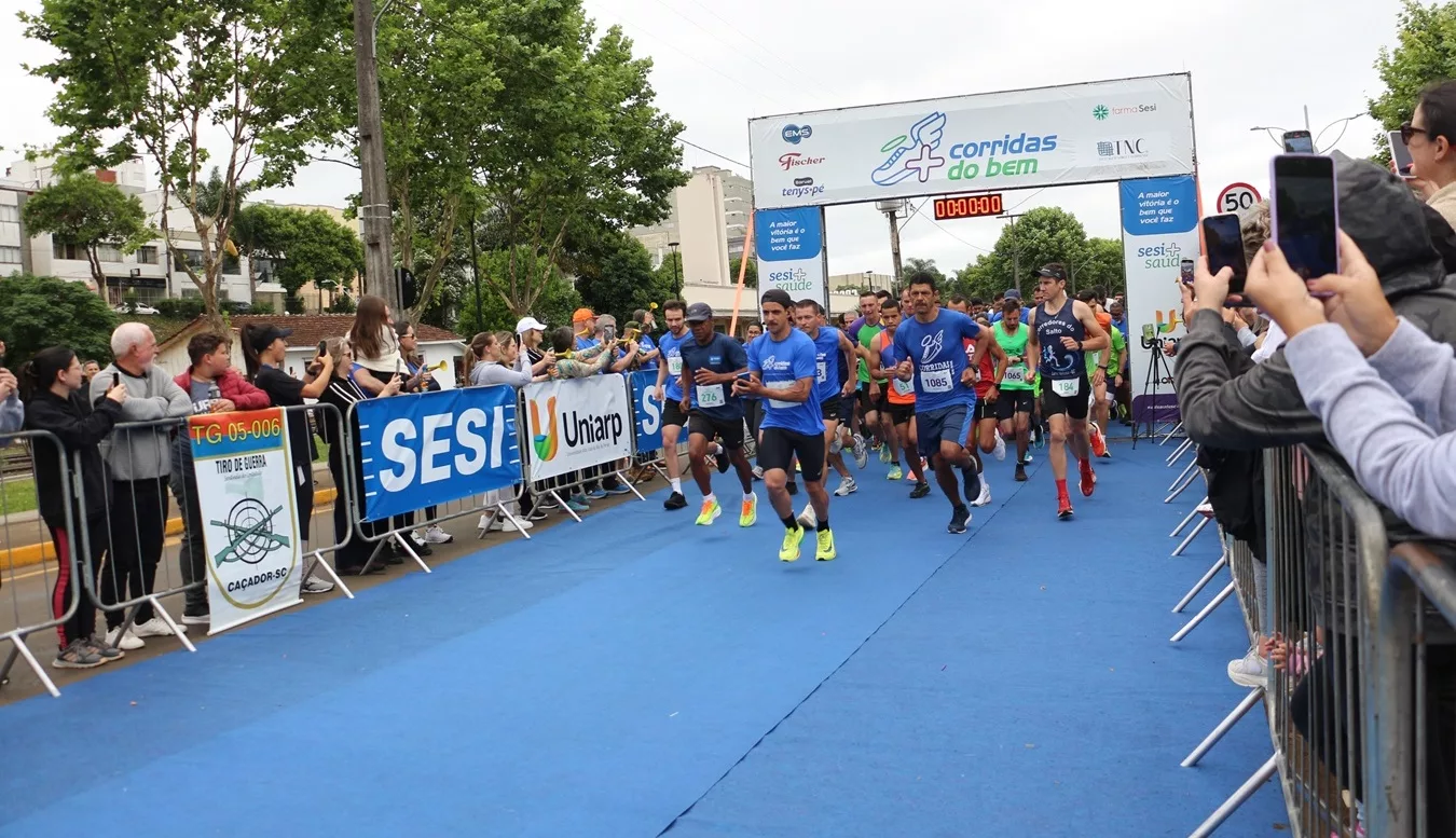 Corrida do Bem será realizada em Caçador no dia 16 de novembro 1 corrida