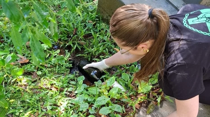 Acadêmicos da Uniarp ampliam monitoramento da qualidade da água em nascentes de Caçador 3 agua3