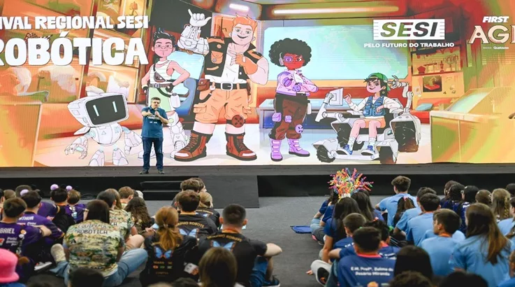 Caçador é palco da segunda etapa do Festival Sesi de Robótica 3 rob3
