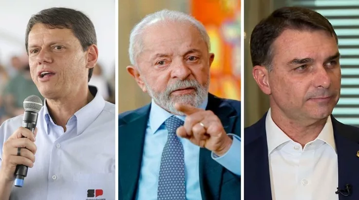 Eleições 2026: Tarcísio lidera pesquisa para presidente em SC; Lula empata com Flávio em 2º 1 trio